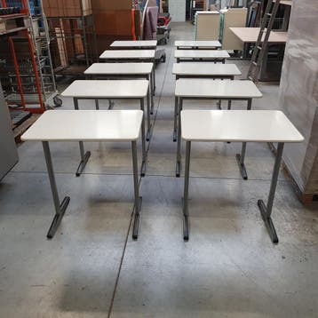 VS schooltafels - 76x70x50 cm - crème/wit blad (alleen per s, Ophalen of Verzenden, Nieuw