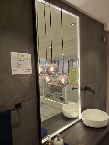 Spiegel 160x80 Mat Zwart 0038 - 35, Ophalen, Nieuw, Overige typen