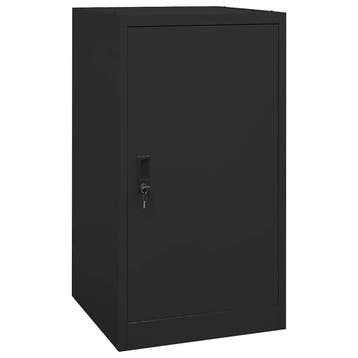 vidaXL Zadelkast 53x53x105 cm staal zwart, Verzenden, Nieuw