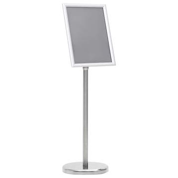 vidaXL Posterstandaard A4 aluminiumlegering zilverkleurig, Verzenden, Nieuw