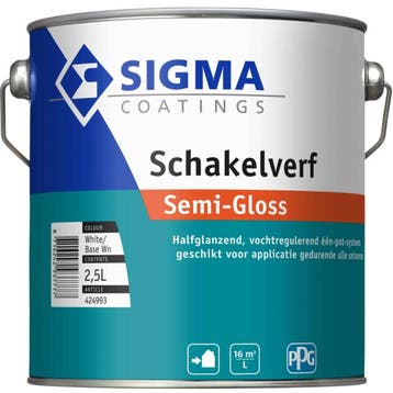Schakelverf Semi-Gloss 2,5 liter, Ophalen of Verzenden, Nieuw