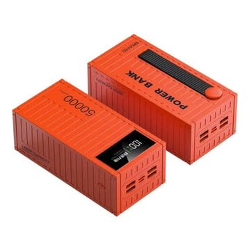 50.000mAh Powerbank met 4 Oplaadpoorten - LED Display - 66W, Verzenden, Nieuw, Brand