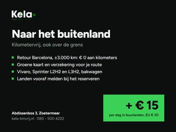 Verhuisbus huren naar het buitenland · kilometervrij, Verhuiswagen of Bestelauto