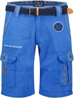 Canadian Peak Heren Bermuda Met Riem Pailletteak Royal Blue, Verzenden, Nieuw, Blauw