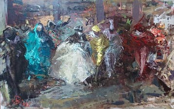 Sergio Cirno Bissi (1902-1987) - Venezia, il carnevale - NO
