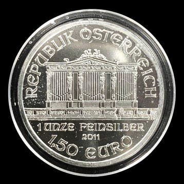 Oostenrijk. Silver .999 1 Oz. - 1½ Euro (Vienna