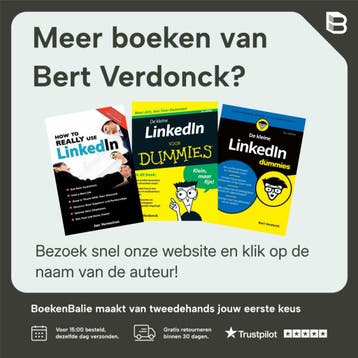 De kleine LinkedIn voor dummies, 2e editie / Voor Dummies, Verzenden, Zo goed als nieuw, Bert Verdonck