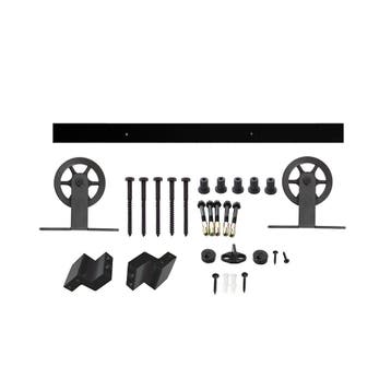 Intersteel Schuifdeursysteem Wheel Top - mat zwart, Verzenden, Nieuw