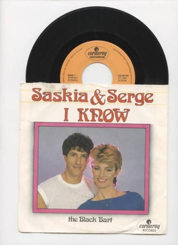 Saskia & Serge – I Know / Black Bart (1-7-Vinyl-Single), Cd's en Dvd's, Ophalen of Verzenden, Nieuw in verpakking