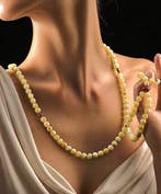 Barnsteen - Butterscotch Amber Mala – Baltic Prayer Beads –