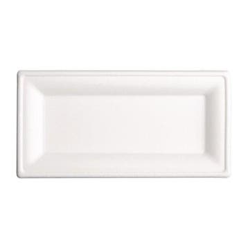 composteerbare bagasse borden | 50 stuks | 1,4(h) x 25,8(..., Verzenden, Nieuw in verpakking
