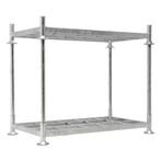 Gebruikte Mobiele stapelrack mobiele rack geschikt voor, Ophalen of Verzenden