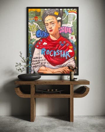 JS - Frida Rockstar-Toile-No RP