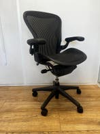 Groot Aanbod Herman Miller Aeron Bureaustoelen Maat B, Verzenden, Zwart, Zo goed als nieuw, Bureaustoel
