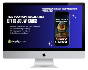 TIJDELIJKE AANBIEDING: Compleet Shopify redesign nu €1250, Zakelijke goederen
