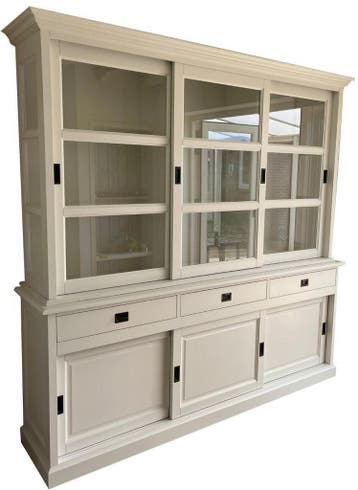 Buffetkast wit Beverwijk 220cm soft close, Ophalen of Verzenden, Nieuw