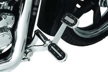Kuryakyn Heavy Industry Brake Pedal Pad FX Models Chrome, Ophalen of Verzenden