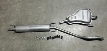 Complete uitlaat Einddemper + Middendemper Opel Astra H, Verzenden, Nieuw