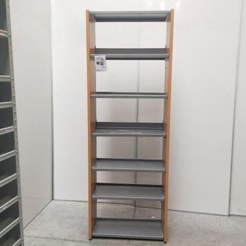 NETTE BOMEFA METALEN / HOUTEN BOEKENSTELLINGEN -  231x81x35, Huis en Inrichting, Ophalen of Verzenden, Nieuw