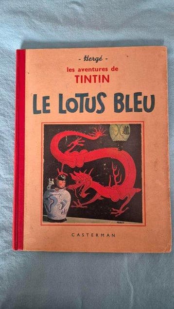 Tintin T5 - Le Lotus bleu (A14 ter) - N&B - 1 Album -, Boeken, Nieuw
