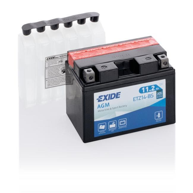 Exide AGM 12V accu | ETZ14-BS | 12V 11Ah, Auto-onderdelen, Accu's en Toebehoren, Ophalen of Verzenden
