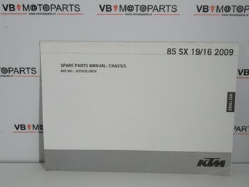 KTM 85 SX Spare parts manual engine, Ophalen of Verzenden, Nieuw