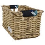 Wicked Rieten Fietsmand XL Colored Triangles naturel, Verzenden, Nieuw