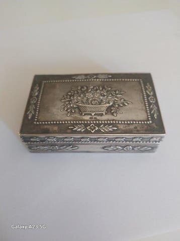 Zonder minimumprijs - Sigarettendoos - .925 zilver, Nieuw