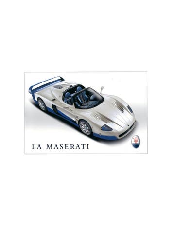 2005 MASERATI LA MASERATI PROGRAMMA BROCHURE ENGELS, Boeken, Nieuw, Author