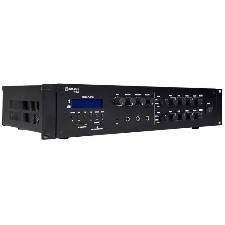 Adastra V-242 Dual Zone Mixer Versterker 100V 2x240W, Audio, Tv en Foto, Versterkers en Receivers, Nieuw, Overige merken, Verzenden