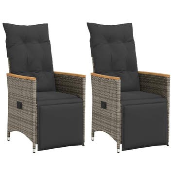 Tuinstoelen Verstelbaar - Retourdeal 64% Korting, Tuin en Terras, Tuinstoelen, Ophalen of Verzenden, Gebruikt, Wicker, Verstelbaar