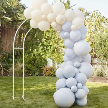 Ballonnen Set Chique Blauw & Crème, Ophalen of Verzenden, Nieuw