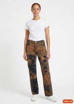 Levis Jeans Dames maat W27 / L31 Black and Brown tie-dye, Ophalen of Verzenden, Nieuw