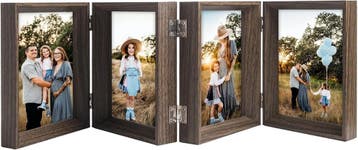 Fotokader 3-luik hout | retourdeal -32% korting, Huis en Inrichting, Ophalen of Verzenden, Zo goed als nieuw, Hout