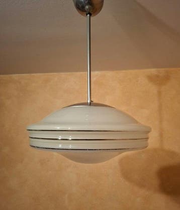 Hangende plafondlamp - Vintage Bauhaus/Art Déco-stijl