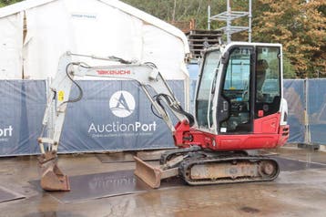 Veiling: Rupsgraafmachine Takeuchi TB230 Diesel 2017, Ophalen, Graafmachine