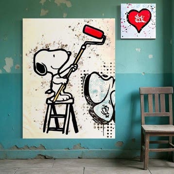 Moabit - Snoopy X The Painter --Diptych-- XL