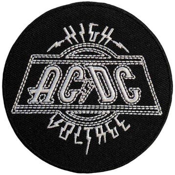 AC/DC - High Voltage - Patch officiële merchandise, Ophalen of Verzenden, Nieuw, Kleding