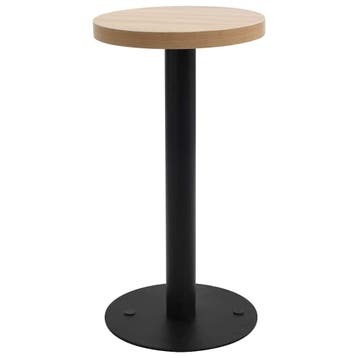 vidaXL Bistrotafel 40 cm MDF lichtbruin, Huis en Inrichting, Verzenden, Nieuw