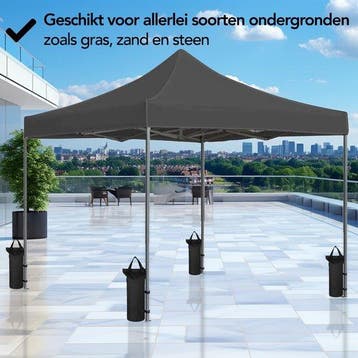 2dekans | Brixy Partytent - Paviljoen - Easy Up - Opvouwbaar, Ophalen of Verzenden, Zo goed als nieuw
