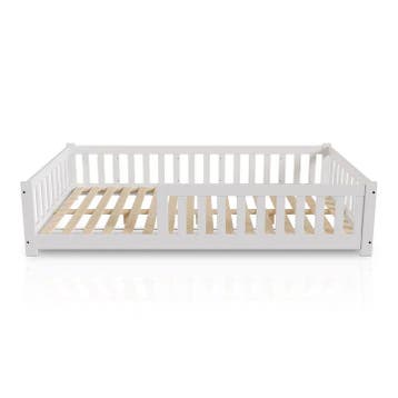 Kinderbed Naya - 120 x 200 cm - Wit, Kinderen en Baby's, Kinderkamer | Bedden, Verzenden, Nieuw