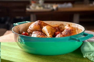 2dekans | Saveur Voyage Hapjespan – Ø30 cm – Gietijzer –, Ophalen of Verzenden, Nieuw
