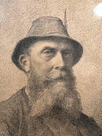 Hermann Kauffmann (1808-1889) - Portrait eines Bayrischen
