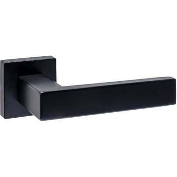 Intersteel Cunera deurkruk op vierkant rozet - zwart, Verzenden, Nieuw