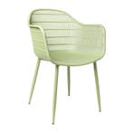 Tuinstoel Elisa - lichtgroen - 85x63x53 cm, Verzenden, Nieuw