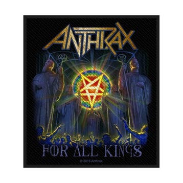 Anthrax For All Kings patch officiële merchandise, Ophalen of Verzenden, Nieuw, Kleding