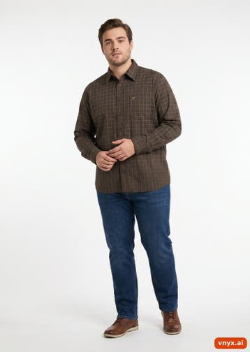 Fjall Raven Casual overhemden Heren maat L Bruin Vintage, Ophalen of Verzenden, Nieuw, Fjall Raven