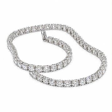 Zonder minimumprijs - Armband - 14 karaat Witgoud - 4.00ct., Nieuw