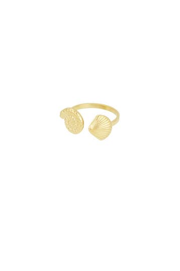 Goudlief Beach vibe ring (Statement ringen, Ringen), Overige materialen, Verzenden, Nieuw, Dame