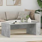 Salontafel Beton Grijs 95 x 50 x 34 cm Bewerkt hout, Verzenden, Nieuw